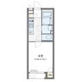川口市 元郷３丁目（川口元郷駅） 2階 １Kの間取り図