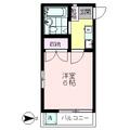 板橋区 西台３丁目（東武練馬駅） 2階 １Kの間取り図