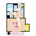 リテラス荒田壱番館 3階 １Kの間取り図