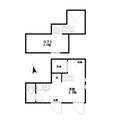 アーバンプレイス市ヶ谷加賀町　ロフト付 2階 ワンルームの間取り図