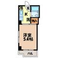 ハイツメディア ５０２ １Kの間取り図