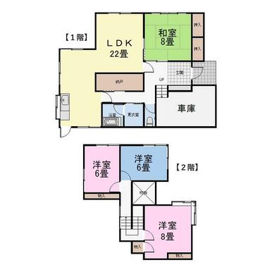 ４ＬＤＫの間取りです