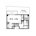 京都市上京区 一条通大宮西入下石橋南半町（今出川駅） 5階 １Kの間取り図