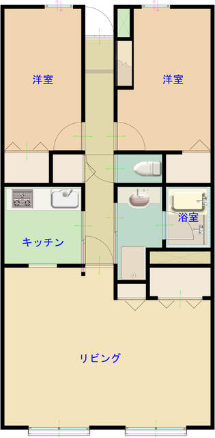 アットホーム ダイアパレス自治医大２番館 4階 ２ｌｄｋ 下野市の中古マンション マンション購入の情報