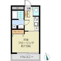 小塚ハイム 102 １Kの間取り図