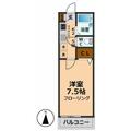 カーサイズミＢ棟 1階 １Kの間取り図