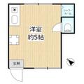 鈴大アパート １０１ ワンルームの間取り図