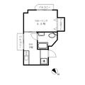 コーポ要 ３０１ １DKの間取り図