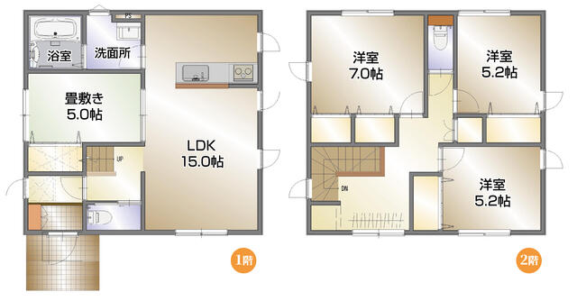 アットホーム 山形市 大字漆山 漆山駅 2階建 ４ｌｄｋ 山形市の新築一戸建て 提供元 株 感動ハウス 一軒家 家の購入