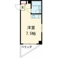 荒川区 西日暮里２丁目（日暮里駅） 4階 ワンルームの間取り図