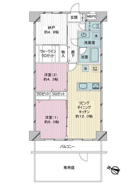 ライオンズマンション福生第二 1階 ２ｓｌｄｋ 福生市の中古マンション アットホーム マンション購入の情報