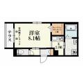 世田谷区 北沢２丁目（下北沢駅） 1階 １Kの間取り図