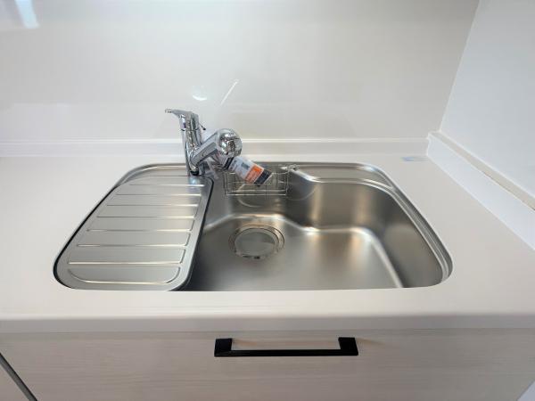 中古ノーリツ洗面化粧台W750洗髪シャワー水栓 （洗面台・洗面化粧台 
