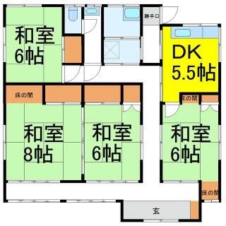 detached 芳賀郡市貝町大字市塙