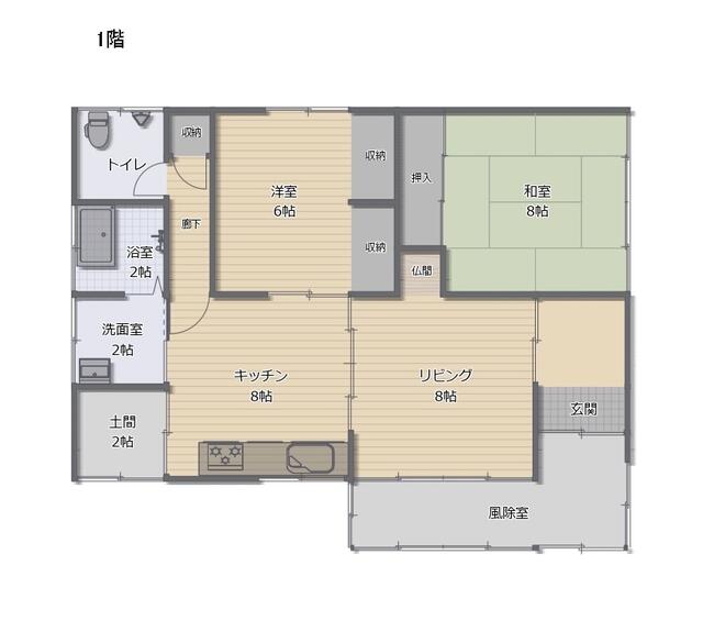 detached 北秋田市坊沢字大向