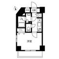 アンデパンダン ３０３ １Kの間取り図