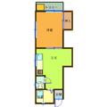 中村ビル 302 １DKの間取り図