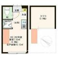 豊島区 北大塚３丁目（大塚駅） 1階 ワンルームの間取り図