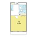 クレアール桜木 4階 １Kの間取り図