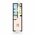 シャーメゾン大口 ００２０６ １Kの間取り図