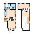 杉並区 成田西１丁目（西永福駅） 1階 ワンルームの間取り図