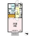 ボーヌファムⅢ ２０２ １Kの間取り図