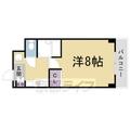 エレガント西院 ３０３ １Kの間取り図