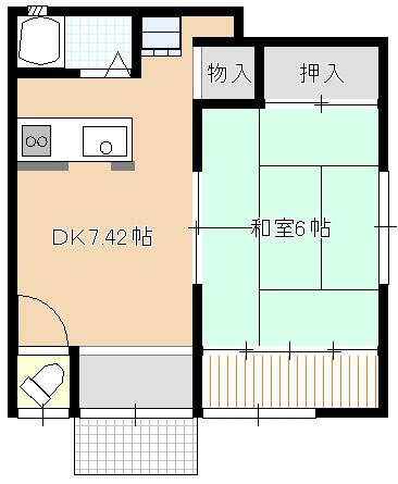 Casa様　おまとめページ✧ アットホーム】おひさま荘 1DK（提供元：(同)miraism