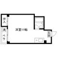 スウィングべにや ５０１ １Kの間取り図