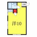 林マンション ３０１ ワンルームの間取り図