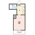 ホワイトドミール 2階 １Kの間取り図