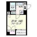 ＨＯＵＺＥＮ　６ 3階 １Kの間取り図