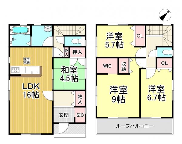 アットホーム 常滑市 西之口３丁目 大野町駅 2階建 ４ｌｄｋ 常滑市の新築一戸建て 提供元 株 ｍ ｋホーム 一軒家 家の購入