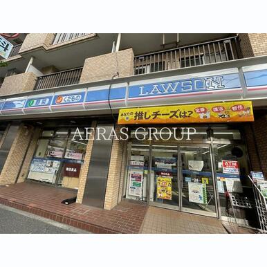 ローソン 新宿山吹町店 距離:64m
