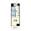 エルフラット大宮アヴィニティー ４０１ １Kの間取り図