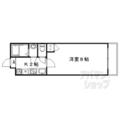 京都市右京区 太秦安井松本町（太秦天神川駅） 2階 １Kの間取り図