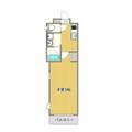熊本市中央区 船場町３丁目（慶徳校前駅） 2階 １Kの間取り図