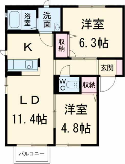 アットホーム 伊勢崎市 田部井町３丁目 国定駅 ０１０２０ ２ｌｄｋ 提供元 ハウスコム 株 前橋 店 伊勢崎市の賃貸アパート