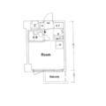 ライオンズプラザヨコハマ戸部 809 ワンルームの間取り図