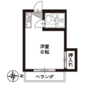 メゾンドヨシカワ 3階 １Kの間取り図