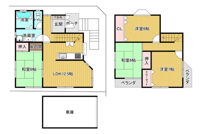 アットホーム】高槻市 緑が丘2丁目 （高槻駅 ） 2階建 4LDK