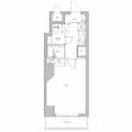 ライオンズマンション市谷薬王寺 ４０４ １Kの間取り図