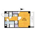 マイム麻布 5階 １Kの間取り図