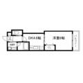 Ｓ－ＦＯＲＴ二条城前 １４０３ １DKの間取り図