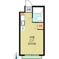 筑波マンション 103 ワンルームの間取り図