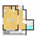 赤羽ウエストハイツ ３０２ １Kの間取り図