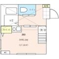 ラボーナ西横浜 203 １Kの間取り図