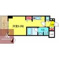 大阪市西区 靱本町３丁目（阿波座駅） 7階 １Kの間取り図