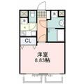 パサージュ鷹匠 ３０３ １Kの間取り図