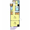 豊島区 南大塚３丁目（大塚駅） 2階 １DKの間取り図